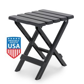 51881 Small Adirondack Folding Table - Charcoal